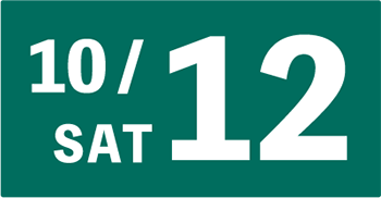 12日(土)